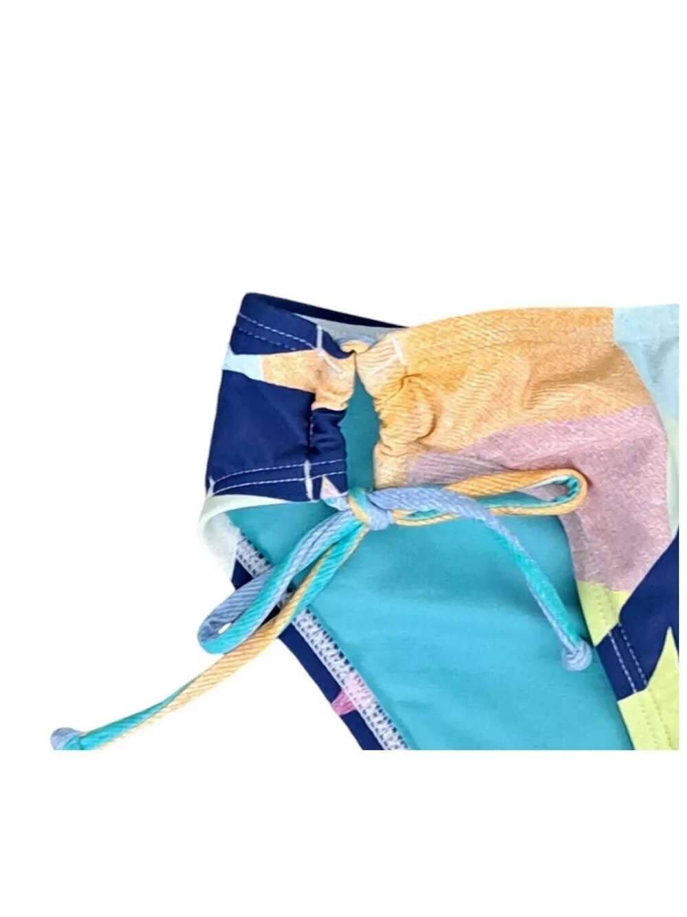 2 For $5 Sale NWT Girls Hobie Tropical Abstract Blue Bikini Swim Bottom Size 12